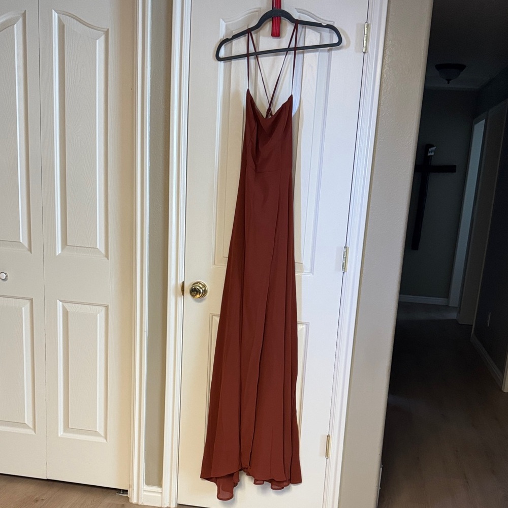 SHEIN Terracotta Maxi Dress